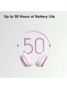 Wireless On-Ear Headphones, & Android Compatible, Up To 50 Hours Of Battery Life X7S2 - Màu be - Xem 6