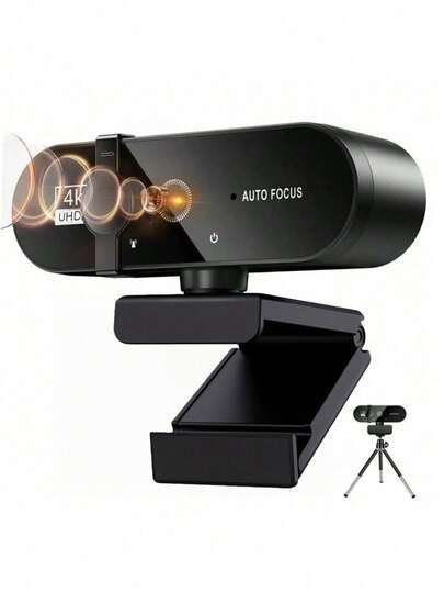 2K/4K Webcam For Computer, 1080P HD, USB Interface, With Microphone, Auto Focus, Supports Full HD 1080P Resolution
