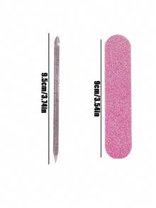 15/5/3/1件装一次性迷你指甲锉套装，指甲修剪抛光工具套装，用于美甲打磨、抛光、打磨，专业美甲套装，适合美甲沙龙或家庭使用，美甲工具，美甲辅助工具 - 彩色 - 查看 6