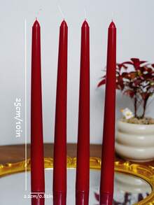 Set cadou lumânări cu lungimea de 25 cm, fabricate din ceară de soia și ceară de parafină, arde timp de 8 ore, include aromaterapie pentru a vă face să vă simțiți încântați, lumânare esențială pentru decorul casei, potrivită pentru Ziua Îndrăgostiților, Ramadan, cadouri decorative de Crăciun, excelentă pentru femei, cadouri de iarnă, prieteni apropiați - Multicolor - Vizualizare 9