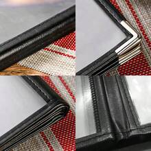 1个A4皮革透明文件袋菜单照片文件奖状展示册，透明PVC食谱活页夹，餐厅菜单活页夹，餐厅收银员文件袋，餐厅和厨房收纳用品，家用厨房用品 - 彩色 - 查看 11