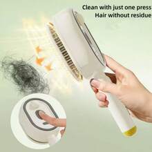 LUYAO USB充电式蒸汽梳，按摩头皮，顺滑梳理秀发，告别毛躁，防静电蓬松美发工具 - 香檳色 - 查看 5