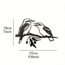 1件金属鸟形装饰品 - 创意户外花园庭院装饰，铁艺树枝艺术品，适合春季栅栏装饰 - 彩色 - 查看 10