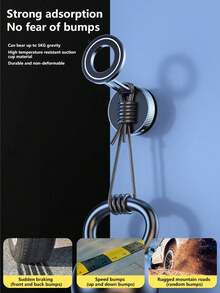 360°三轴可折叠MagSafe车载手机支架，真空磁吸底座，适用于导航设备，兼容MagSafe设备 - 支架 - 查看 12