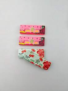 24张/套 新款慢燃香氛卷烟纸（每包50张卷烟纸+50张滤嘴纸），吸烟配件，水果味卷烟纸，送给吸烟朋友的绝佳礼物 - 彩色 - 查看 7