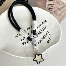 Acessórios de Chaveiro de Telefone com Estrela Simples, Pulseira Curta Compatível com Android e a Maioria dos Smartphones, Presentes para Mãe, Família, Amigos, Crianças, Aniversário, Feriado, Cordão de Telefone - Multicolorido - Visão 7