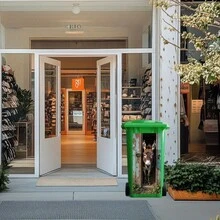 1张驴子偷看垃圾桶贴纸 - 逼真微笑的驴脸PVC防水亮面，农场动物门/垃圾桶贴纸，适用于室内/室外（冰箱、围栏） - 易撕易贴（1张） - 驴子，2D平面 - 彩色 - 查看 9