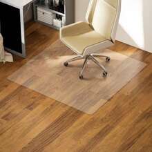 Anti-Slip Floor Protection Mat, 1.5 Mm Thick, 120 X 120 Cm, Transparent - White - View 7