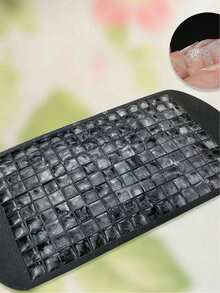 1 pieza Molde de silicona pequeño de 160 cavidades para cubitos de hielo, con buena resistencia al frío y durabilidad, se puede usar como molde para cubitos de hielo, pudín, adecuado para el hogar, bar y otras ocasiones, fácil de usar - Multicolor - Ver 8