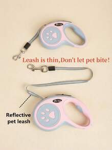 PETSIN 1pc 3 Meters/5m Pet Retractable Adjustable Leash, Suitable For Walking Medium & Small Dogs - Multicolor - View 10