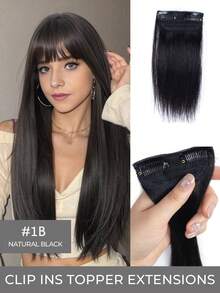 1pc Hair Piece Hair Pad Hair Root Patch Invisible Seamless One-Piece Side Thickening Hair Volume Fluffy Top Hair Replacement Female Hair Accessories - Multicolor - View 32