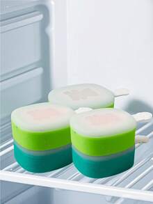 1pc Silicone Bear Ice Cream Mold With Dedicated White Bear Paw Stick (PP), Material, Easy Demold, Cute Design DIY Healthy Fruit Yogurt Ice Cream, Baking Tool For Parent-Child - Multicolor - View 12