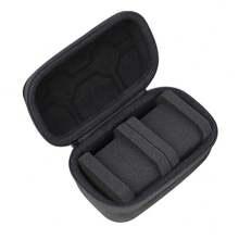 3-Slot Watch Travel Storage Box With Shock-Absorbing Pillow, Unisex Portable Watch Roll Organizer, Protective Storage Case - 3 Slots - View 11