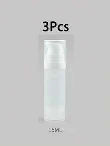 5/10/15毫升 1/2/3/4/5/6个装 透明真空泵瓶，真空化妆品乳霜泵瓶，旅行装可重复灌装容器，适用于乳液、精华液、洗发水和其他洗漱用品，也适用于DIY粉底液、凝胶、精华液、保湿霜等。 - 彩色 - 查看 13