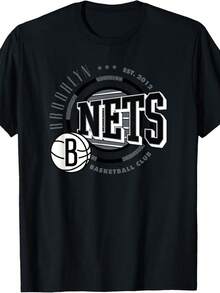 Official Brooklyn Nets Flagrant T-Shirt - Black - View 1
