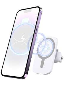 15W Gravity Sensing Wireless Car Charger, Compatible With Apple, , Android QI Standard Smartphones With Wireless Charging Function, For IPhone 8/X/11/12/13/14/15/16/17 Series Wireless Charger - A - View 2