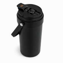 mikenda 1pc 700ml Minimalist Stainless Steel Water Bottle With Handle And Lid, Large Capacity Insulated Travel Mug, Leak-Proof Reusable Water Bottle For Office, Home, Gym And Daily Use - Multicolor - View 10