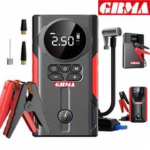 A3 Starter With Air Compressor, Portable Car Battery Booster (9.0 Gas /6.5 Liters ), 12V Ultra- Lithium Battery Jump Box Car Battery Jumper Starter 10000/28000/39800mah - 升級液晶顯示器汽車啟動器 CC - 查看 2