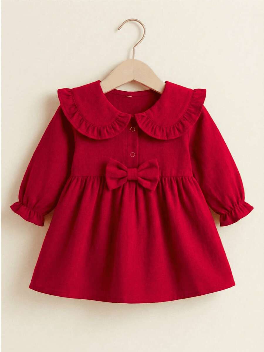 Nika Baby Baby Dress Colors Cotton - 3-6 - Xem 1