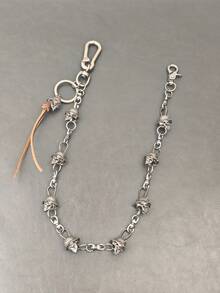 2026 New Model DIY Original Skeleton Pants Chain Fashionable Men And Women Retro Accessories Y2K Light Luxury Goods Anti Theft Wallet Chain Punk Hip Hop Jewelry Festival Gift - Grey - View 10