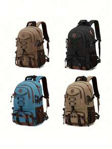 Large Capacity Lightweight Travel Backpack, Business Travel Carry-On Luggage Bag, Hiking Backpack, High School/College Student Backpack, Unisex Multi-Function Backpack - Multicolor - View 7