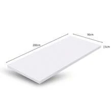 Comfortable Mattress H3, Medium Strength, Oeko TEX Certified, Washable, Height 5cm, Made In China, Orange Foam, White Mattress