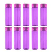 PromoClick Paquete de 10 Cilindros de Plástico con Tapa Enroscable y Cuerpo de Color - Morado Violeta - Ver 6