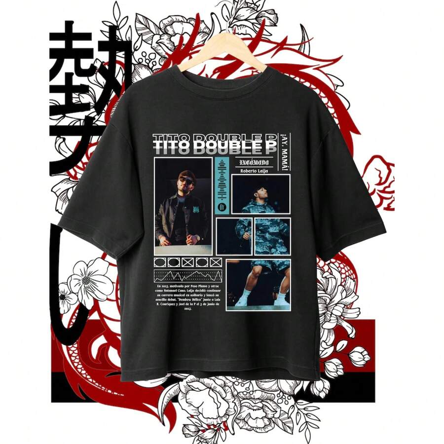 Tito Double P T-Shirt Design, Instant Download And Ready To Print, Tito Double P PNG, High-Quality PNG, Exclusive For Fans - Black - View 1