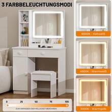 OYAJIA Vanities & Vanity Benches - 白色 - 查看 5