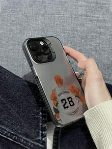 1个可定制DIY手绘篮球图案手机壳，兼容三星S24 Ultra/S25 Ultra和17 Pro Max/16 Pro/15/14 Plus/13 Pro/12 Pro Max/11/7P/XS/XR，硬质PC材质，防刮花，防指纹，个性化礼物，适合个人、伴侣、家人、朋友、情侣、兄弟姐妹，生日、周年纪念日等场合。 - 彩色 - 查看 4