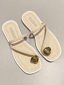 Sandalias planas para mujer, sandalias romanas, sandalias de punta cuadrada, correa cruzada, sandalias de playa de verano, pantuflas de mujer, sandalias blancas, sandalias de tacón abierto, zapatos de verano, sandalias retro, cómodas y suaves, zapatos de vacaciones, zapatos de playa, zapatos de verano de moda para mujer, hebilla de metal, pantuflas, sandalias, zapatos de resort de playa, zapatos de viaje, sandalias planas para mujer, nuevos zapatos de mujer, zapatos elegantes de mujer, sandalias de verano para damas - Blanco - Ver 3