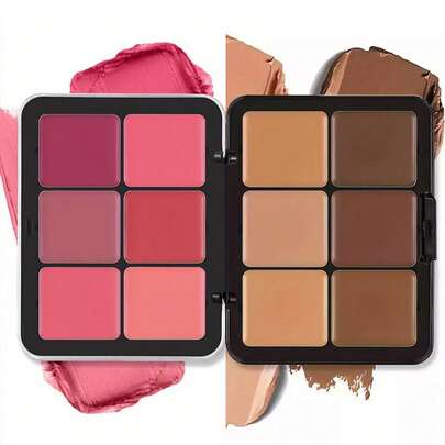 12色遮瑕&腮紅奶油調色板