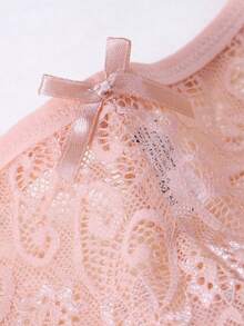 3Pcs/Set Sexy Lace Thongs Underwear Low-Rise Panties For Woman - Multicolor - View 7