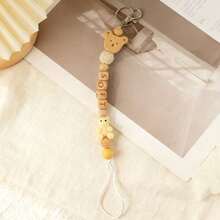 1pc Personalized Bear Keychain, Name Keyring, Party Favor, Bag Charm, Personalized Gift