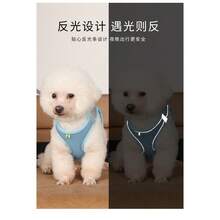 Adjustable Thick Vest-Style Dog/Cat Leash Set, Reflective Oxford Cloth Pet Chest Harness With Dual-Control Handle, Comfortable Non-Choke Design, Suitable For Outdoor Activities. Provides Multiple Sizes Applicable To Small, Medium And Large Pets, Cats And Small Dogs. If Unsure Which Size To Choose, Recommend Selecting A Larger Size As It Can Be Adjusted And Tightened. - Multicolor - View 12