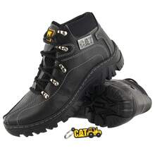Men's Premium Adventure Boot With Strong Non-Slip Sole, Includes Wallet, Smart Bracelet, Belt, And Carnival Keychain - 黑色 - 查看 5