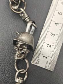 2026 New Model DIY Original Skeleton Pants Chain Fashionable Men And Women Retro Accessories Y2K Light Luxury Goods Anti Theft Wallet Chain Punk Hip Hop Jewelry Festival Gift - Grey - View 7