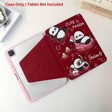 Panda One 360° 卡通旋转平板电脑保护套，适用于 iPad 11 (2025/10.9/Air4/5/6/7), (2025/10.2/Pro 11/10th/9.7/10.5)，带睡眠/唤醒功能。 - 彩色 - 查看 4