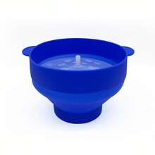1pc Silicone Popcorn Bowl, Foldable With Handle, Heat Resistant, With Lid For Microwave Heating, Dishwasher Silicone Popcorn Maker For Home Use - Multicolor - View 16