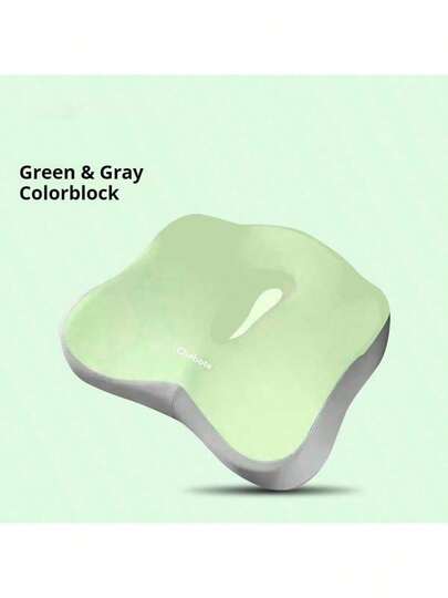 1pc Ergonomic Memory Foam Seat Cushion, Thickened Memory Foam Provides Comfortable Support For Waist And Buttocks, Suitable For Long-Time Use In Office Or By Students. Office Chair, Chair Pad, Lumbar Pillow, Gaming Chair