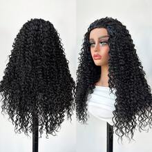 Deep Wave Half Wig Wear And Go Glueless Wigs 22/26 Inch Curly 3 In 1 Half Wigs For Women Drawstring Seamless Wig Beginner Friendly - Multicolor - View 14