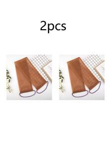 1pc/2pcs African Nylon Exfoliating Bath Towel, Soft Exfoliating, Lathers Up, Bathroom Essential, Back To School Must-Have - Color - View 13