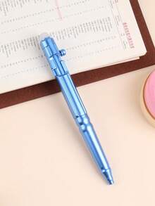 4pcs Creative Erasable Pen With Gun Trigger Design, Mechanical Pencil For Students, Bullet Sniper Ballpoint Pen With Blue Refill, School & Office Supplies, Back To School Essential - Multicolor - View 6