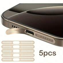 5/10 Pcs Speaker Mesh Dust Cover Sticker Fit For IPhone 15/16 Series