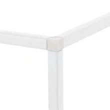 SENDERPICK White Metal Flower Stand For Wedding 10PCS Flower Stand Set 24*24*60cm Rectangular Flower Display Stand - White - View 9