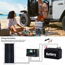 Bộ kit hệ thống năng lượng mặt trời hoàn chỉnh 10000W, chuyển đổi từ 12V sang 110V/220V, bộ điều khiển 100A, tấm pin 300W, hệ thống biến tần độc lập cho gia đình/cắm trại. - SEP-12K-D10000 - Xem 12