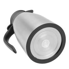 Termo de botón pulsador de acero inoxidable de gran capacidad, adecuado para uso doméstico y estudiantil, termo para café, 2,0 L, revestimiento interior de acero inoxidable natural, acero inoxidable 304. - Negro - Ver 4