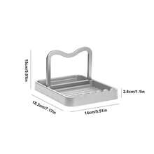 1/3件套锅盖架，适用于放置锅盖和厨房勺子，保持台面干燥，防止水滴，收纳整理，厨房小工具 - 彩色 - 查看 3