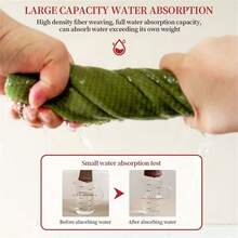4条长方形（45.01*65.0厘米）家用厨房抹布，柔软吸水，干湿两用，厨房茶巾，丝带包装，适合作为感恩节礼物，也可作为感恩节农舍风格餐桌装饰。 - 彩色 - 查看 8