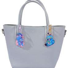 1个美泰卡通钥匙扣，可爱迷你老虎钥匙扣，女巫猎人Kpop周边，亚克力老虎吊坠包包挂件 - 彩色 - 查看 7